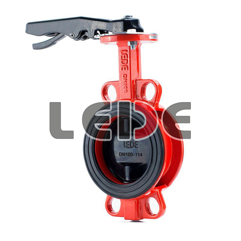 自(zì)密封手(shǒu)柄對夾(jia)中線蝶(dié)閥